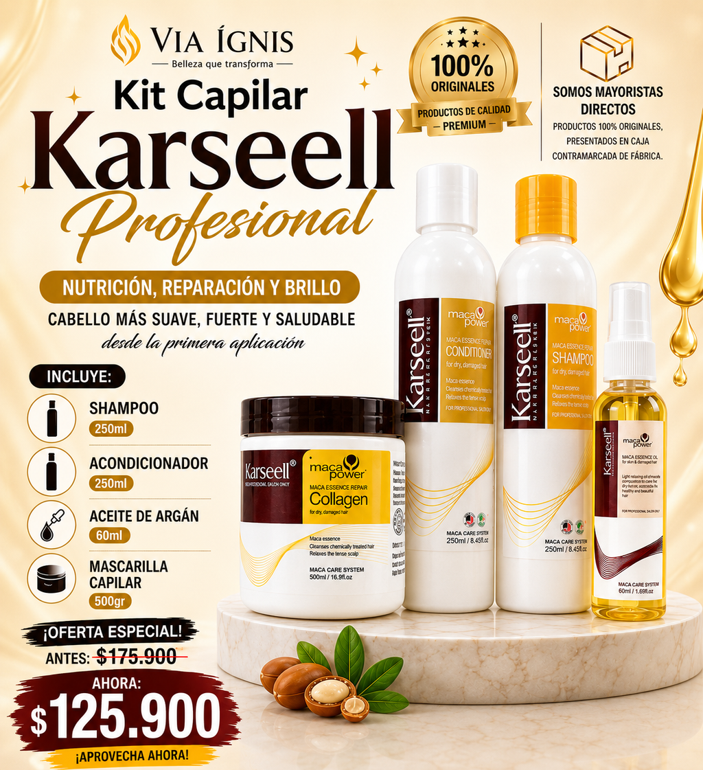 🔥 Oportunidade Exclusiva! Kit Karseell Original Maca Power 4x2 – Leve 4 Produtos Pagando Apenas 2